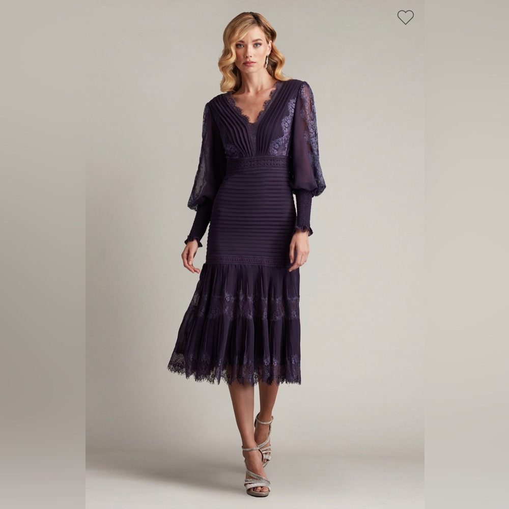 TADASHI SHOJI - NYSSA BISHOP SLEEVE DRESS